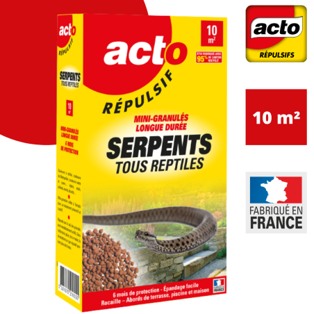 Répulsif Serpents et Reptiles ACTO 400 g - Mini-Granulés - RESER 4