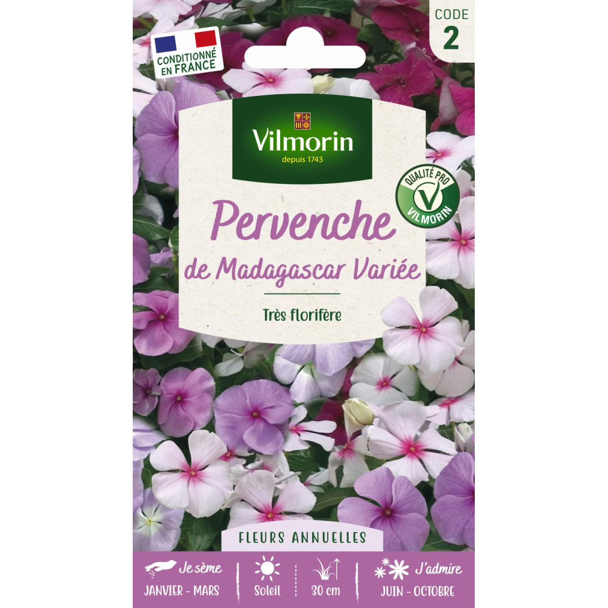 Varied Pervenche seeds bag from Madagascar Varied Pervenche seeds bag from Madagascar