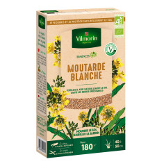 ORGANIC White Mustard Seeds, caja de 375 g