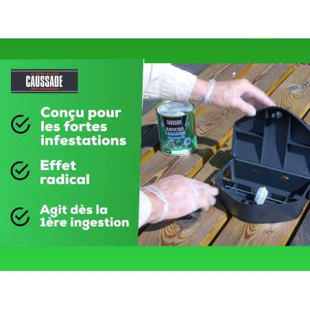Pack of 2 Caussade Canadian Rat Poison - 600 g