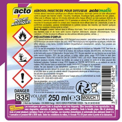 Lot de 3 Recharges ACTO'matic 250 ml - Une saison complète de protection