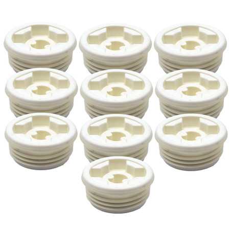 10er-Set Schraubkappen S56x4 mit 3/4’’ BSP-Spund