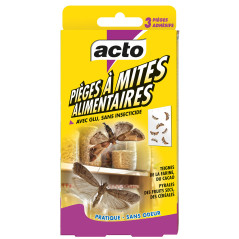 Pack Antipolillas Casa ACTO: Polillas de la Comida y del Armario