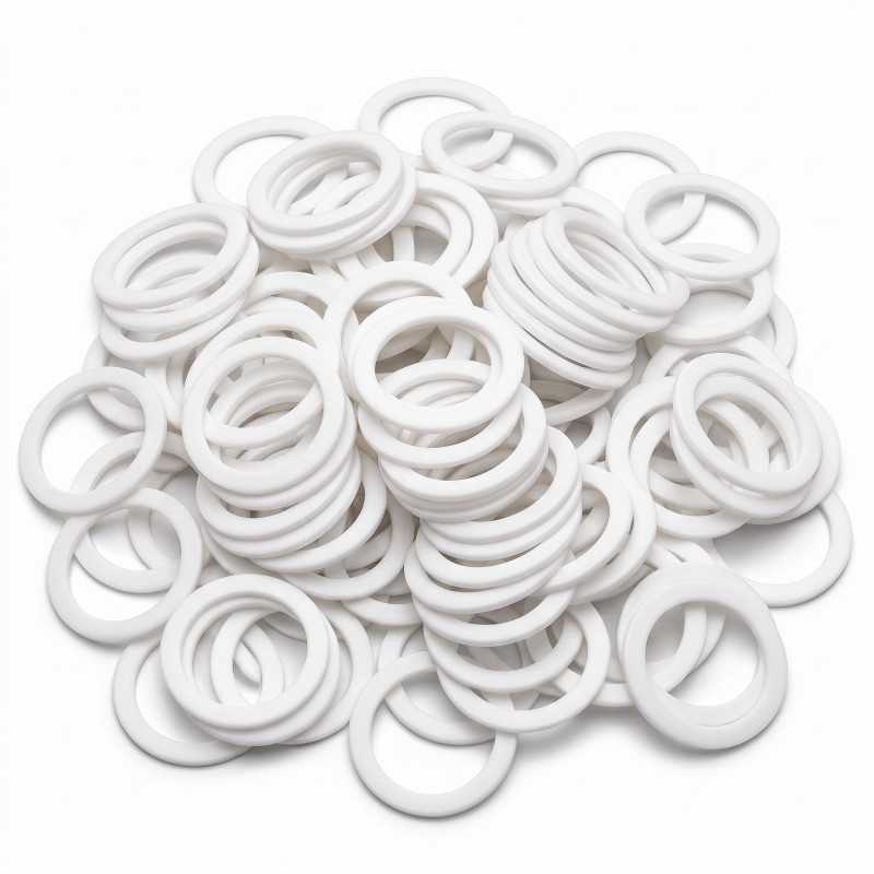 Lot de 100 Joints Blancs S60x6 en PE pour cuves IBC 1000L Lot de 100 Joints Blancs S60x6 en PE pour cuves IBC 1000L