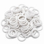 Guarnizione piatta bianca S60x6 in PE per serbatoi IBC 1000L - 100 pezzi Guarnizione piatta bianca S60x6 in PE per serbatoi IBC 1000L - 100 pezzi