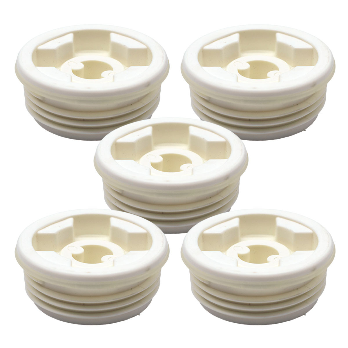 Set of 5 Male S56x4 Drum Caps with 3/4’’ BSP Bung