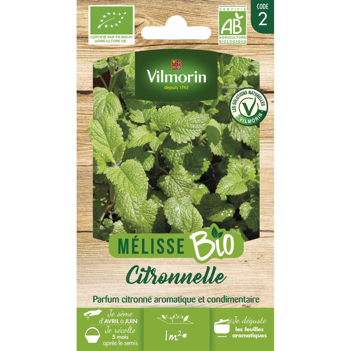 Semillas Melisa BIO - Melissa officinalis