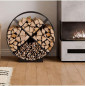 Porte-bûches RONDO 80 cm Cookking - Acier Soudé pour Cheminée et Braséro Porte-bûches RONDO 80 cm Cookking - Acier Soudé pour Cheminée et Braséro