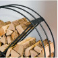RONDO 80 cm Log Holder by Cookking - Welded Steel for Fireplace and Fire Bowl RONDO 80 cm Log Holder by Cookking - Welded Steel for Fireplace and Fire Bowl