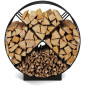 Kaminholzregal RONDO 80 cm Cookking - Vollstahl geschweißt für Kamin und Feuerschale Kaminholzregal RONDO 80 cm Cookking - Vollstahl geschweißt für Kamin und Feuerschale