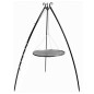 Barbecue grille suspendue sur trépied 200 cm Cookking - Acier, 4 diamètres Barbecue grille suspendue sur trépied 200 cm Cookking - Acier, 4 diamètres