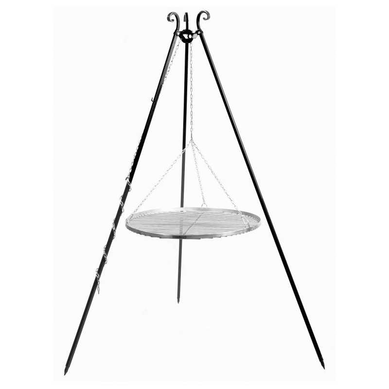 Barbecue treppiede 180 cm Cookking - Griglia in acciaio inox Barbecue treppiede 180 cm Cookking - Griglia in acciaio inox