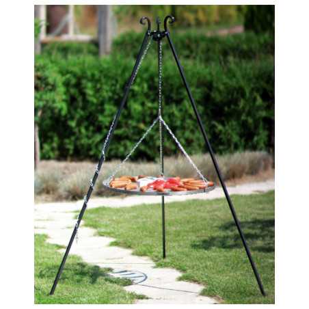 Dreibein-Grill 180 cm Cookking - Rost aus Edelstahl