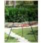 Barbacoa trípode 180 cm Cookking - Parrilla de acero inoxidable Barbacoa trípode 180 cm Cookking - Parrilla de acero inoxidable