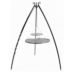 Barbecue treppiede 200 cm Cookking - Due griglie sovrapposte