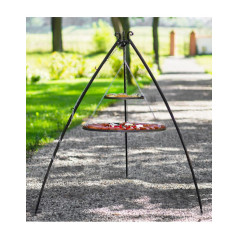 Barbecue treppiede 200 cm Cookking - Due griglie sovrapposte
