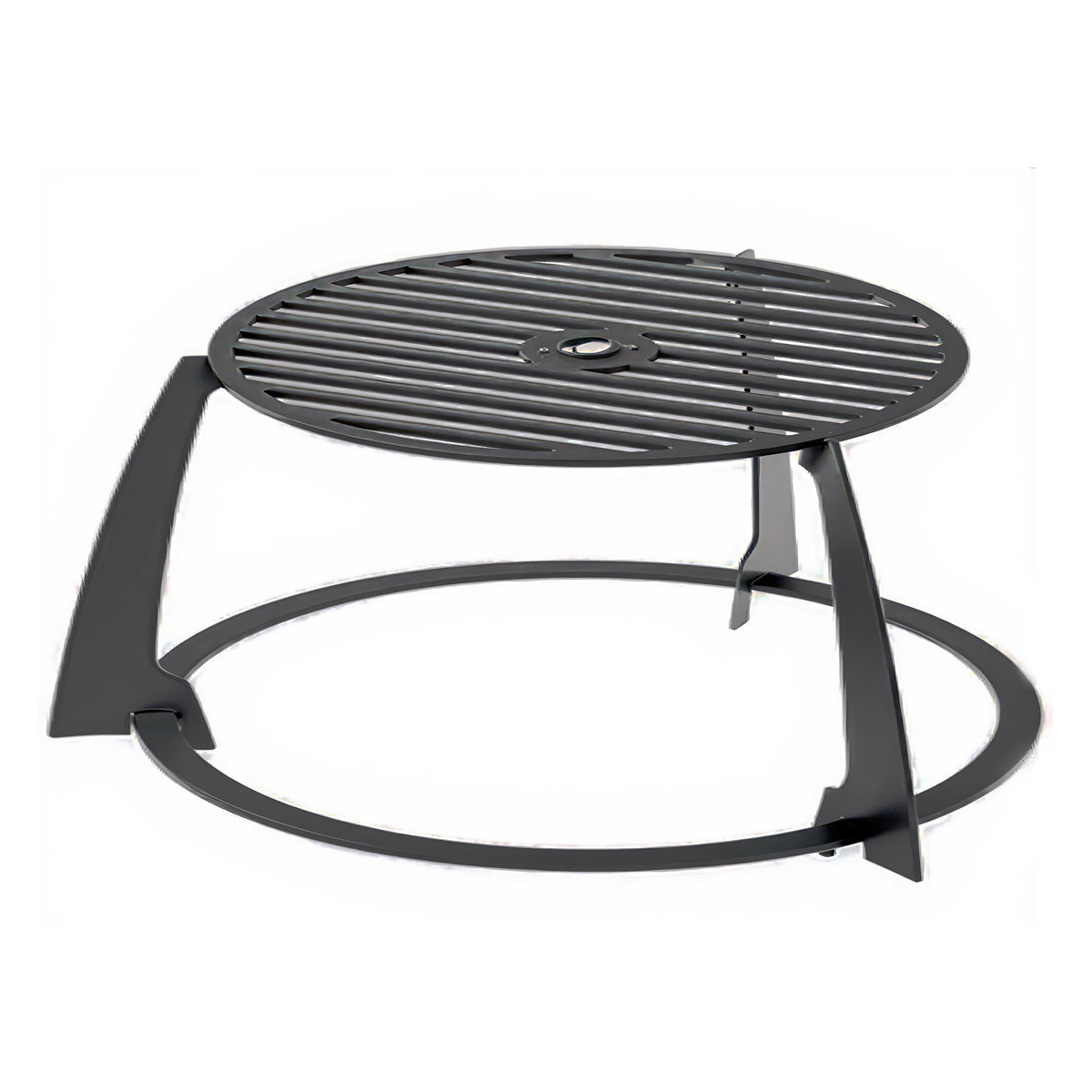 Raised second-tier grate for Cookking grill plate