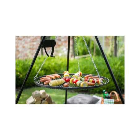 Barbacoa trípode 180 cm con torno Cookking - acero