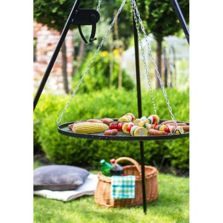 Barbacoa trípode 180 cm con torno Cookking - acero