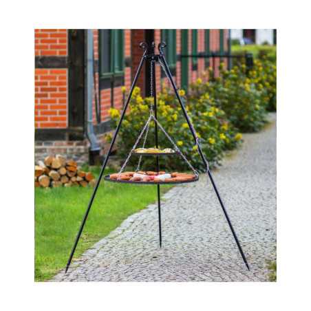 Barbacoa de trípode 180 cm Cookking - dos parrillas