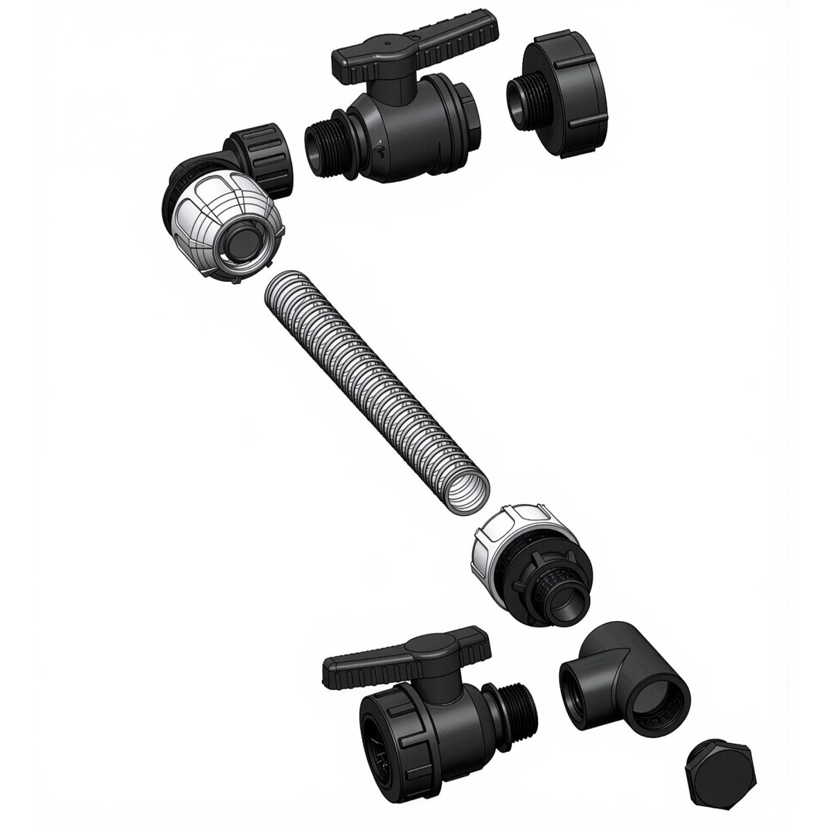 Starter Kit for IBC Tanks in Series - S60x6
