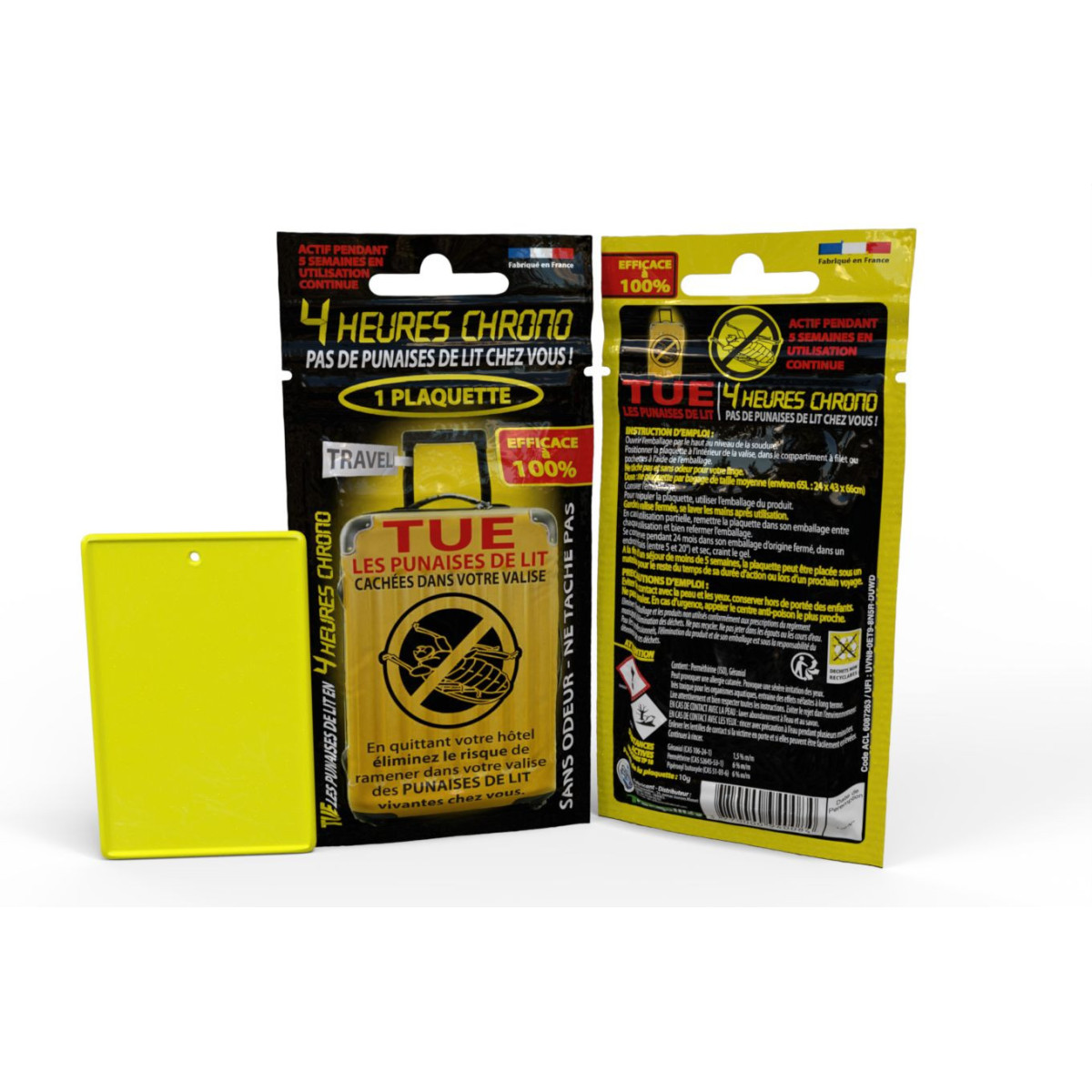 Bed Bug Pad for Suitcase - 1 Unit