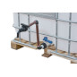 Kit rubinetto rialzato cisterna IBC S60x6 - tubi rigidi e gomito 25 mm Kit rubinetto rialzato cisterna IBC S60x6 - tubi rigidi e gomito 25 mm