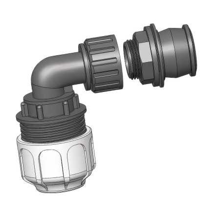 Überlauf-Set Quick Joint für IBC-Behälter - Wanddurchführung 25 oder 32 mm