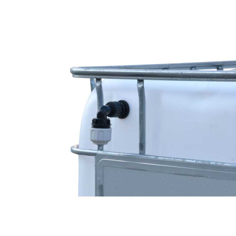 Kit troppopieno Quick Joint per cisterna IBC - passaparete 25 o 32 mm Kit troppopieno Quick Joint per cisterna IBC - passaparete 25 o 32 mm