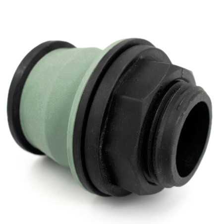 Passe-paroi cuve 1000L joint FPM Viton - produits chimiques