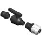 Tank-Ablaufset 1000L mit Kugelhahn und Klemmverbinder 25 mm Tank-Ablaufset 1000L mit Kugelhahn und Klemmverbinder 25 mm