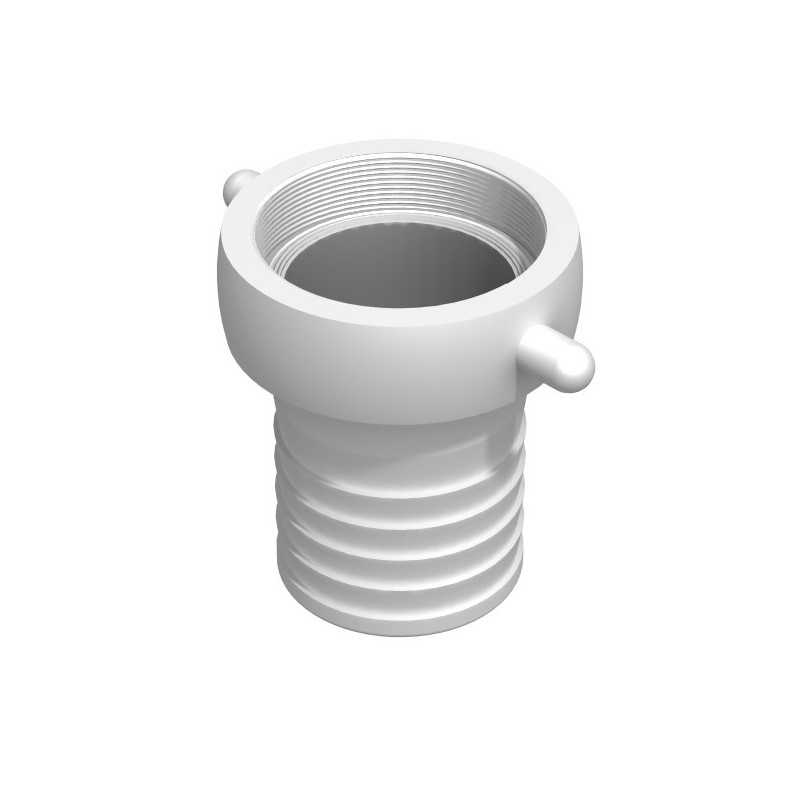 Racor estriado hembra 4'' BSP - macho estriado recto 101.5mm