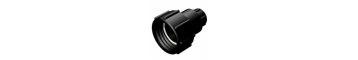 S60x6 Anschluss: Adapter für IBC-Behälter 1000 Liter