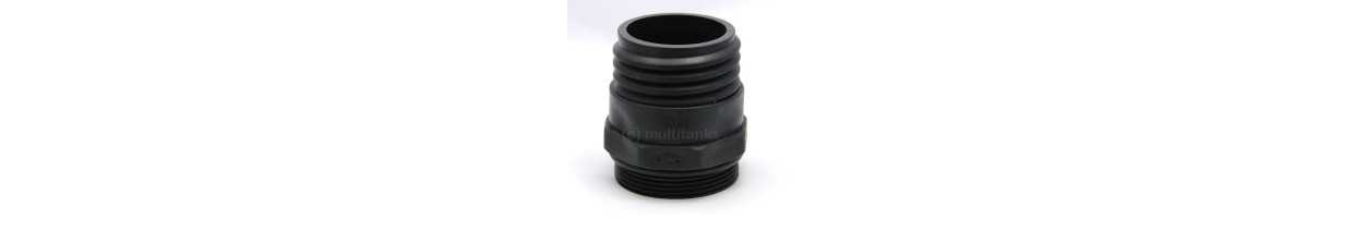 Racor G2 de 2'' BSP con salida roscada macho
