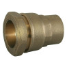 Brass compression connection
