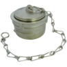 Bouchon raccord pompier en inox
