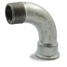 Tempergussfittings, weißer Kern