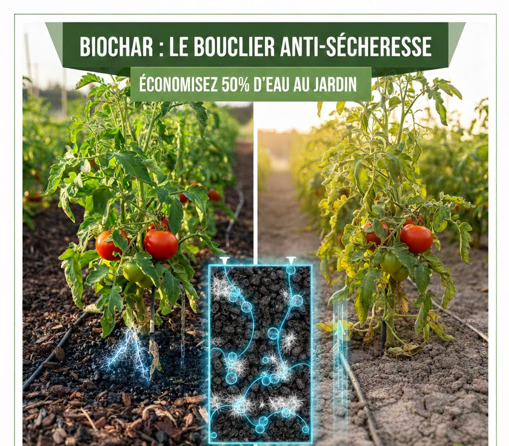 Biochar : La Solution Naturelle contre la Sécheresse au Jardin