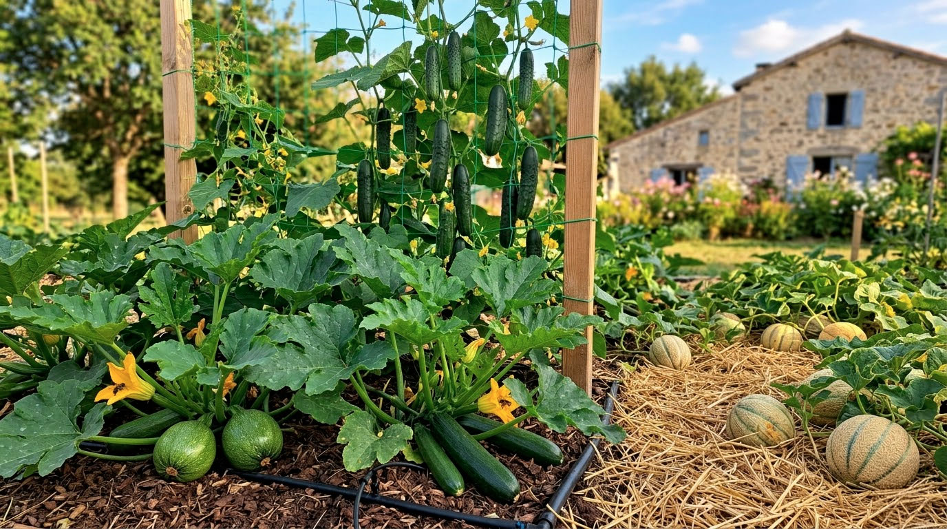 Erfolgreiche Aussaat von Zucchini, Gurken und Melonen: Vollständiger Leitfaden 2026