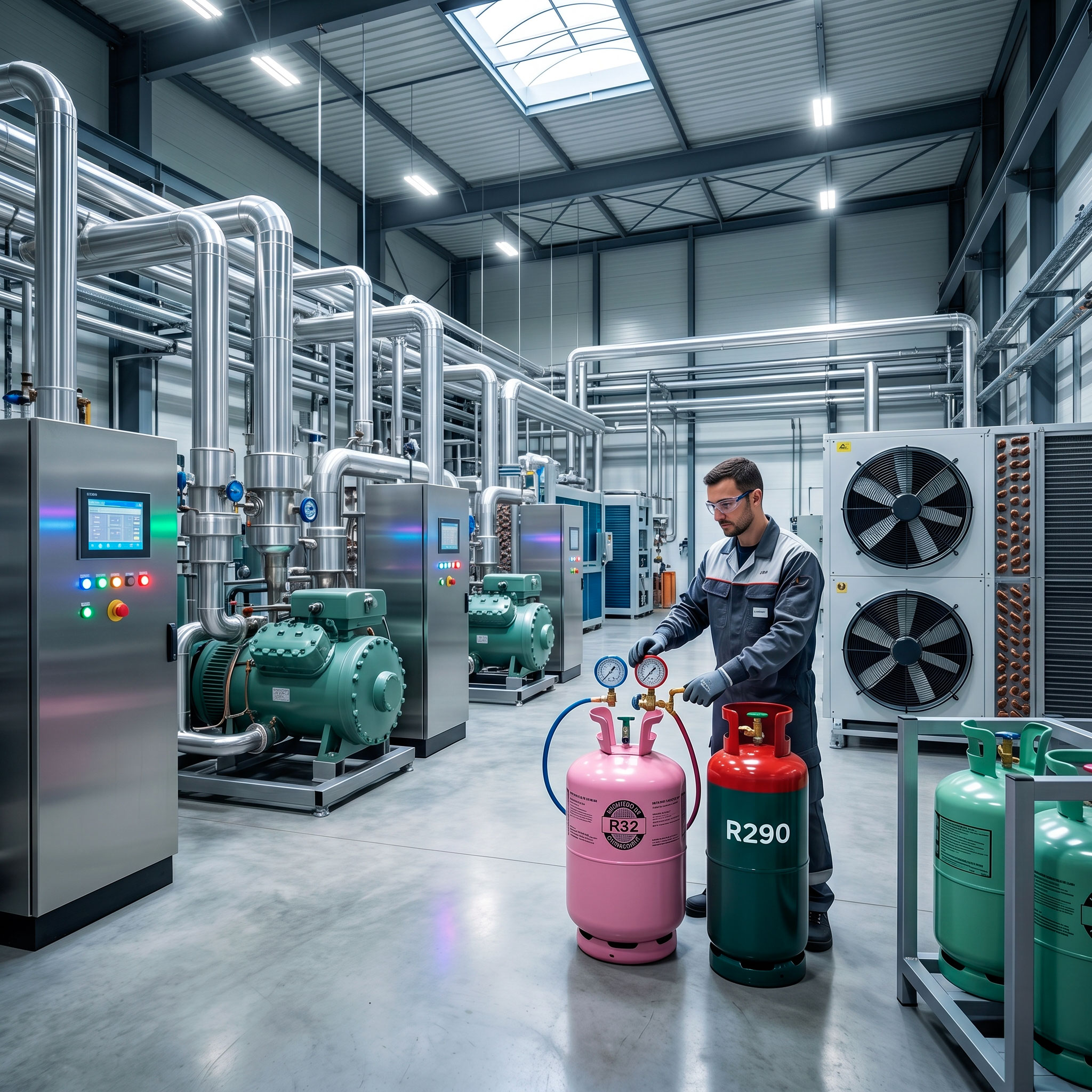 Réglementation F-Gas 2024 : Impact sur les réfrigérants écologiques R32 et R290