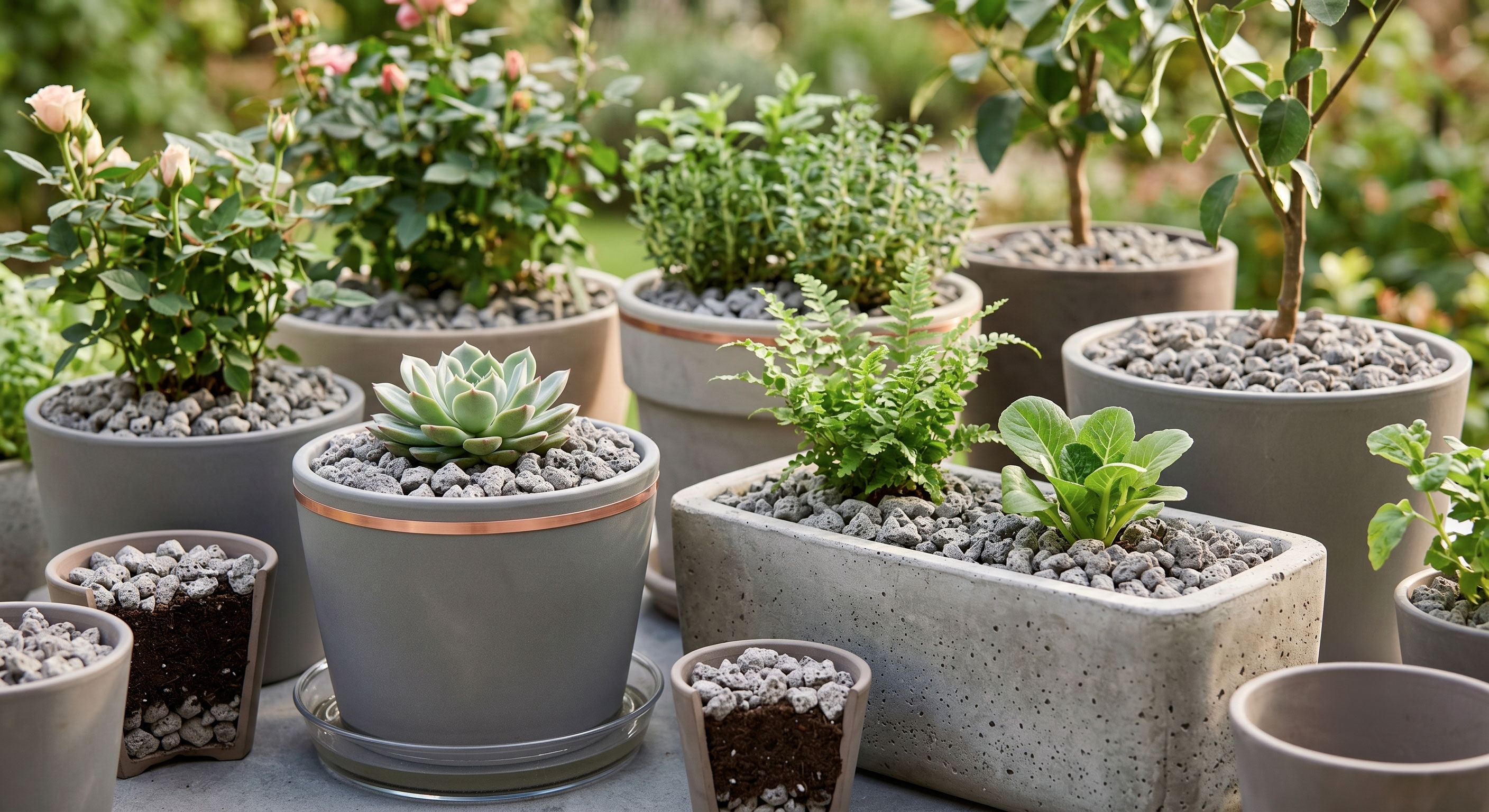 Paillage Pouzzolane : La Solution Naturelle Anti-Limaces et Drainage pour Vos Pots