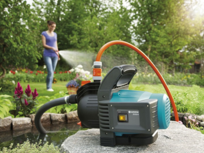 Le pompe per l'irrigazione del giardino