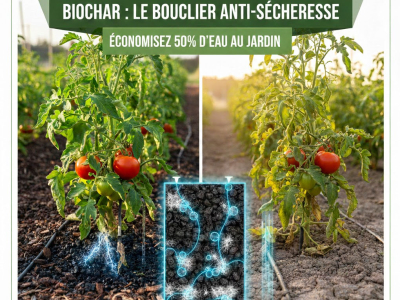 Biochar : La Solution Naturelle contre la Sécheresse au Jardin