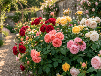 Pack Complet Rosiers : Terreau, Engrais et Traitement Bio pour des Roses Éclatantes