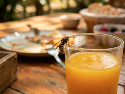 Guêpes sur la terrasse : agir vite et en sécurité