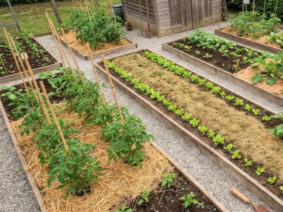 Quel paillage choisir pour son potager, légume par légume